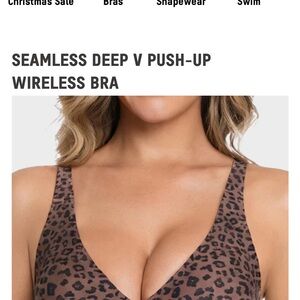Chic Leopard Print Wireless Push-Up Bra